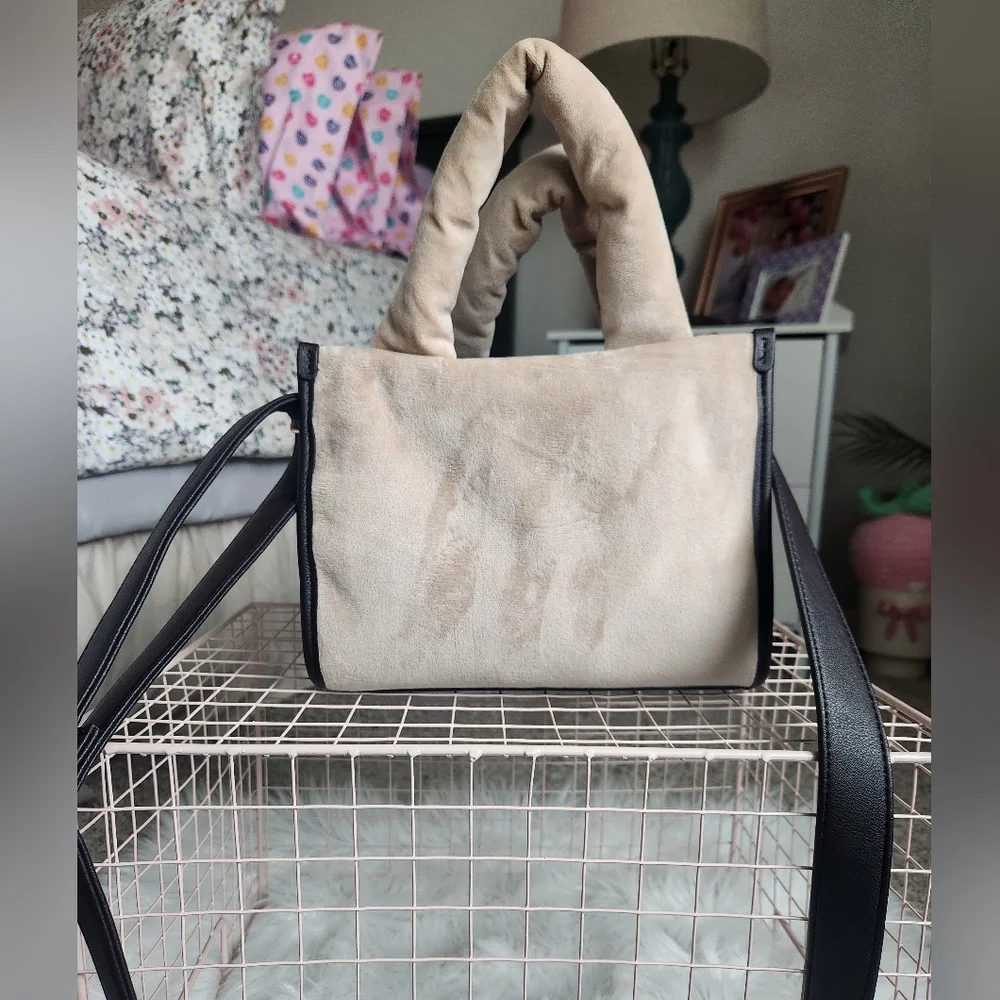 Juicy Couture Beige and Brown Women's Tote Bag